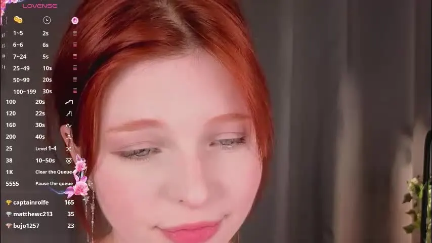 crystalrossy — GOAL: lower the straps of the dress [89 tokens remaining] Welcome to my room! #teen #young #redhead #shy #18