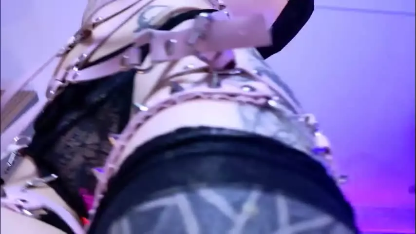 zephirah_abney — 💜 Mischievous and diabolical temptation 💜 - Finger myself & show my tinny feet - #Goth #cosplay #petite #shy #young